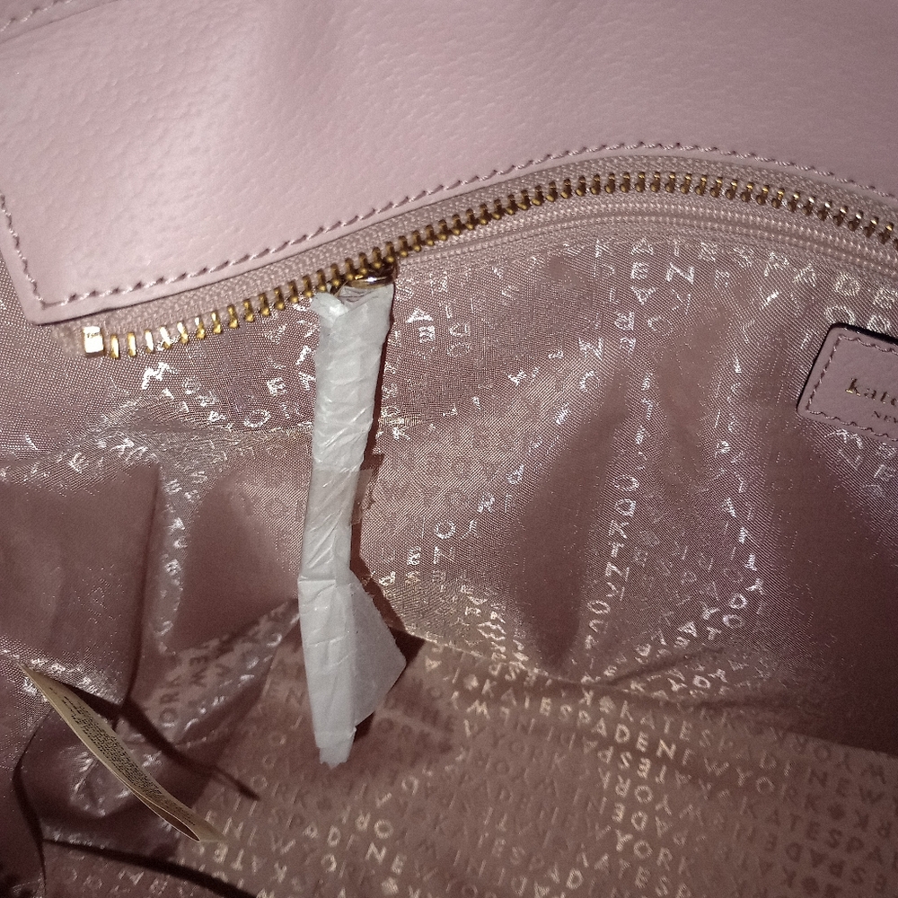 NWT Kate Spade New York | Pink Bonnet Margareta Grove Street Leather Tote - Picture 14 of 14